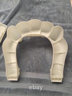Vintage Hallmark Glow in the Dark Vampire Teeth Candy Bowl Fangs Halloween