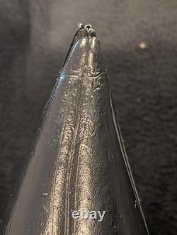 Vintage Halloween Blow Mold Pumpkin with Witch Hat and Witch Sticker