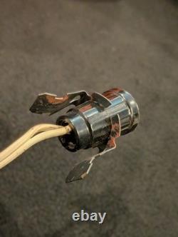 Vintage Halloween Blow Mold Pumpkin with Witch Hat and Witch Sticker