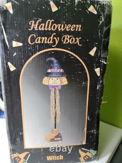 Vintage Halloween Candy Box 38 Tall Large Witch Broom And Spell Books Rare Vintage Halloween Candy Box 38 Tall Large Witch Broom And Spell Books Rare