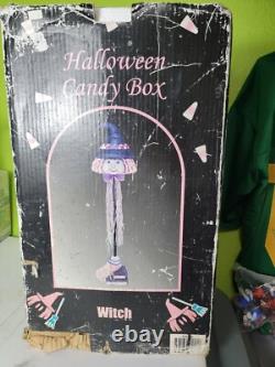 Vintage Halloween Candy Box 38 Tall Large Witch Broom And Spell Books Rare Vintage Halloween Candy Box 38 Tall Large Witch Broom And Spell Books Rare