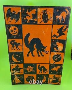 Vintage Halloween Decorations Bogie Book 1920's Dennison Co. 14th Edition RARE