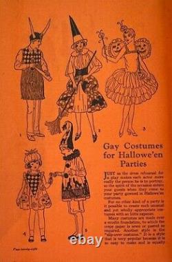 Vintage Halloween Decorations Bogie Book 1920's Dennison Co. 14th Edition RARE