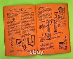 Vintage Halloween Decorations Bogie Book 1920's Dennison Co. 14th Edition RARE