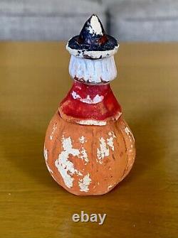 Vintage Halloween German Candy Container Witch/JOL