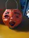 Vintage Halloween Papermache Jack O Lantern
