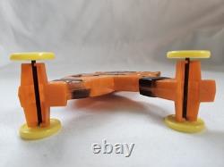 Vintage Halloween Rosbro Hard Plastic Pirate Whistle on Wheels RARE