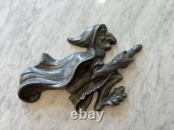 Vintage Halloween Witch Mold Paris France Decor