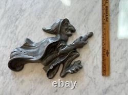 Vintage Halloween Witch Mold Paris France Decor