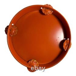 Vintage Halloween Witch Tin Litho Tambourine Noisemaker Instrument T. Cohn