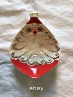 Vintage Holt Howard 1959 Starry Eyed Santa Small Trinket Dish