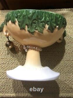 Vintage Holt Howard Christmas Head Vase-Pearl Necklace My Fair Lady 1959