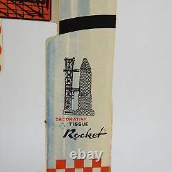 Vintage Honeycomb Expandable Tissue Paper Rocket Ship Space Japan Decorative 15 Vintage Honeycomb Expandable Tissue Paper Rocket Ship Space Japan Decorative 15