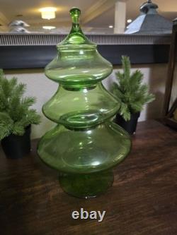 Vintage Italian Christmas Tree Candy Dish Multi Tier