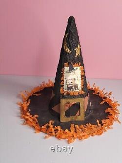 Vintage Jamieson Studios Canton OH Halloween Witches Hat Centerpiece