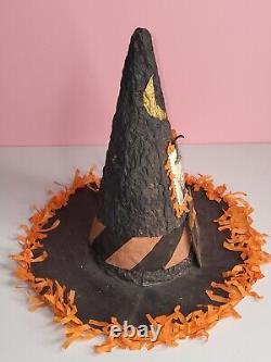 Vintage Jamieson Studios Canton OH Halloween Witches Hat Centerpiece