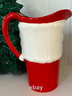 Vintage Japan Santa Pitcher Mug Set Vintage Japan Santa Pitcher Mug Set