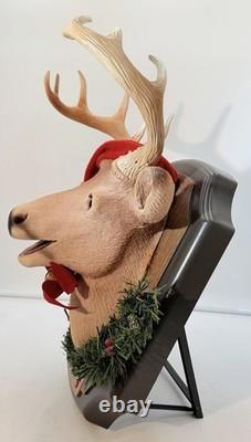 Vintage Jonathan Deer The III Singing And Talking Deer Works Great