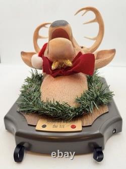 Vintage Jonathan Deer The III Singing And Talking Deer Works Great