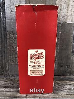 Vintage Kentucky Tavern Whiskey Paper Mache Snowman Christmas Advertising