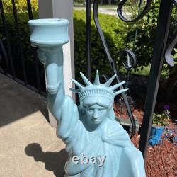 Vintage Lady Liberty July 4th Patriotic Blow Mold RARE Has Flaws Read Desc