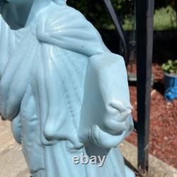 Vintage Lady Liberty July 4th Patriotic Blow Mold RARE Has Flaws Read Desc