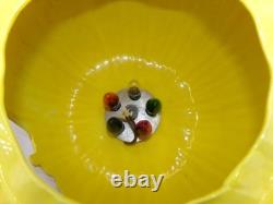 Vintage Large Ceramic Mold Lighted Pumpkin Jack OLantern Halloween Great Pumpkin