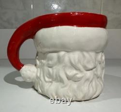 Vintage Lefton Christmas Mrs Claus & Santa Mugs Set Of 6 Holiday Decor