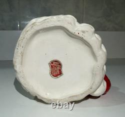 Vintage Lefton Christmas Mrs Claus & Santa Mugs Set Of 6 Holiday Decor