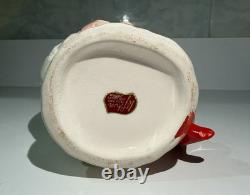 Vintage Lefton Christmas Mrs Claus & Santa Mugs Set Of 6 Holiday Decor