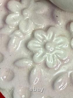 Vintage Lefton Love Birds Valentine's Day Trinket Heart Box Perfect condition