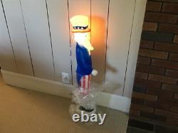 Vintage Lighted Union Uncle Sam Patriotic July 4th Blow Mold