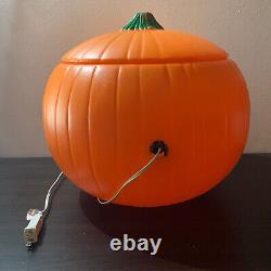 Vintage Lit Halloween Jack-O-Lantern Blow Mold Pumpkin (1991, Union Products)