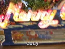 Vintage Merry Christmas Light Up, Music And Animated Electric Sign! Works