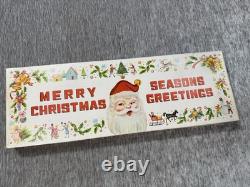 Vintage Merry Christmas Lighted Sign Flashing Hanging Mid Century Red Light Vintage Merry Christmas Lighted Sign Flashing Hanging Mid Century Red Light