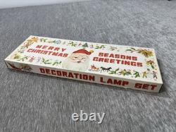 Vintage Merry Christmas Lighted Sign Flashing Hanging Mid Century Red Light Vintage Merry Christmas Lighted Sign Flashing Hanging Mid Century Red Light