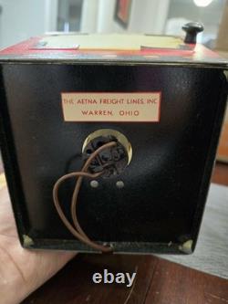 Vintage Midcentury Poloron Holiday Coach Lantern Christmas Decor