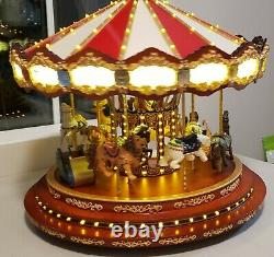 Vintage Mr Chistmas 2012 Gold Label Diamond Jubilee Musical Lighted Carousel