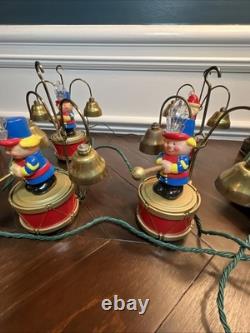 Vintage Mr. Christmas Animated Santa's Marching Band Working Condition