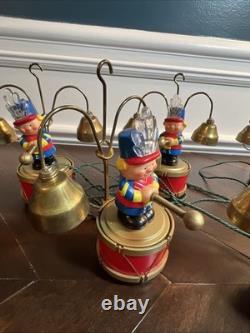Vintage Mr. Christmas Animated Santa's Marching Band Working Condition