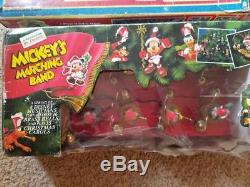 Vintage Mr. Christmas Mickey Mouse Friends Musical Marching Band