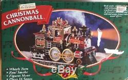 Vintage Mr. Christmas Millennium Edition Christmas Cannonball Train Smokes