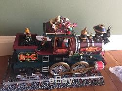 Vintage Mr. Christmas Millennium Edition Christmas Cannonball Train Smokes