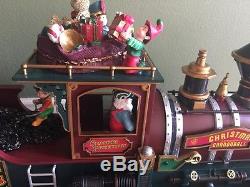 Vintage Mr. Christmas Millennium Edition Christmas Cannonball Train Smokes