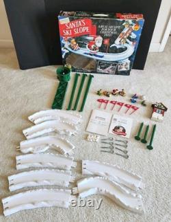 Vintage Mr. Christmas Santa's Animated Ski Slope Tested