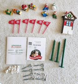 Vintage Mr. Christmas Santa's Animated Ski Slope Tested