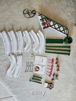 Vintage Mr. Christmas Santa's Animated Ski Slope Tested