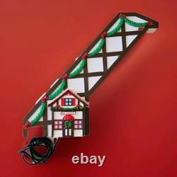 Vintage Mr. Christmas Santa's Animated Ski Slope Tested