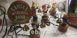 Vintage Mr. Christmas Santa's Marching Band 1994 Musical 35 Carols Works Nice