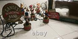 Vintage Mr. Christmas Santa's Marching Band 1994 Musical 35 Carols Works Nice